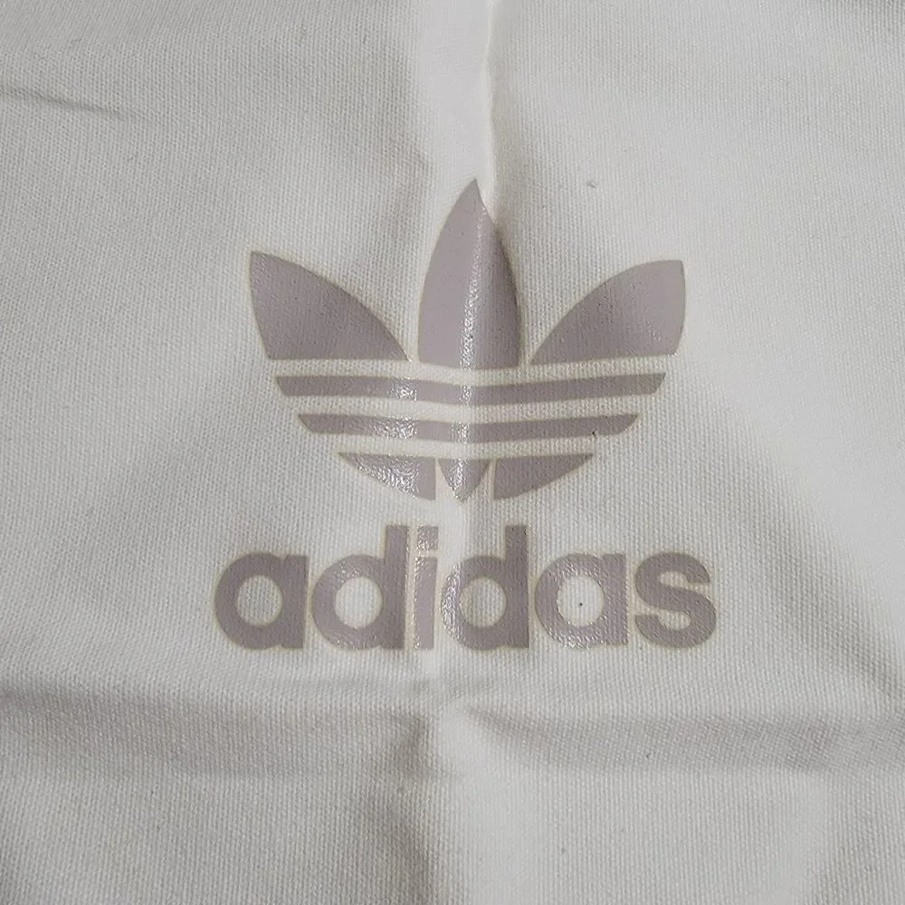 Adidas Originals X Daniel Arsham Fine Fabric Dustbag White Grey Trefoil New